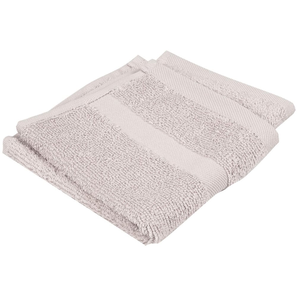 Divante Flannel Cotton Glacier Grey Face Cloth Wilko