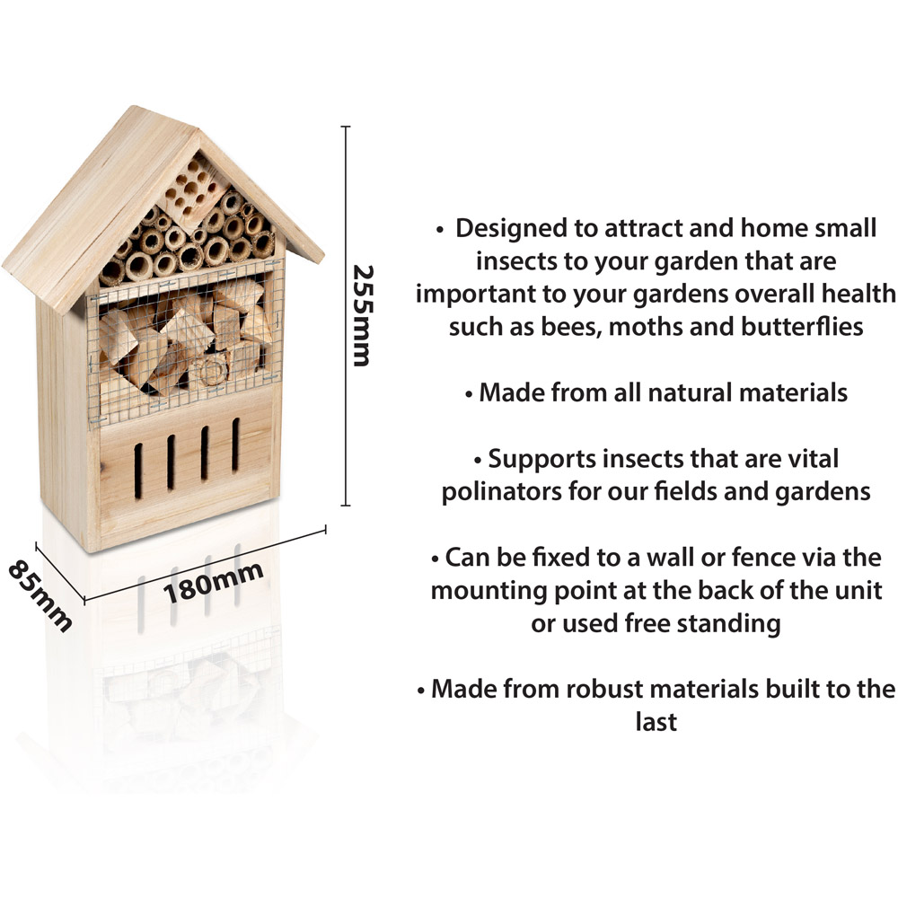 St Helens Wooden Insect House Image 4