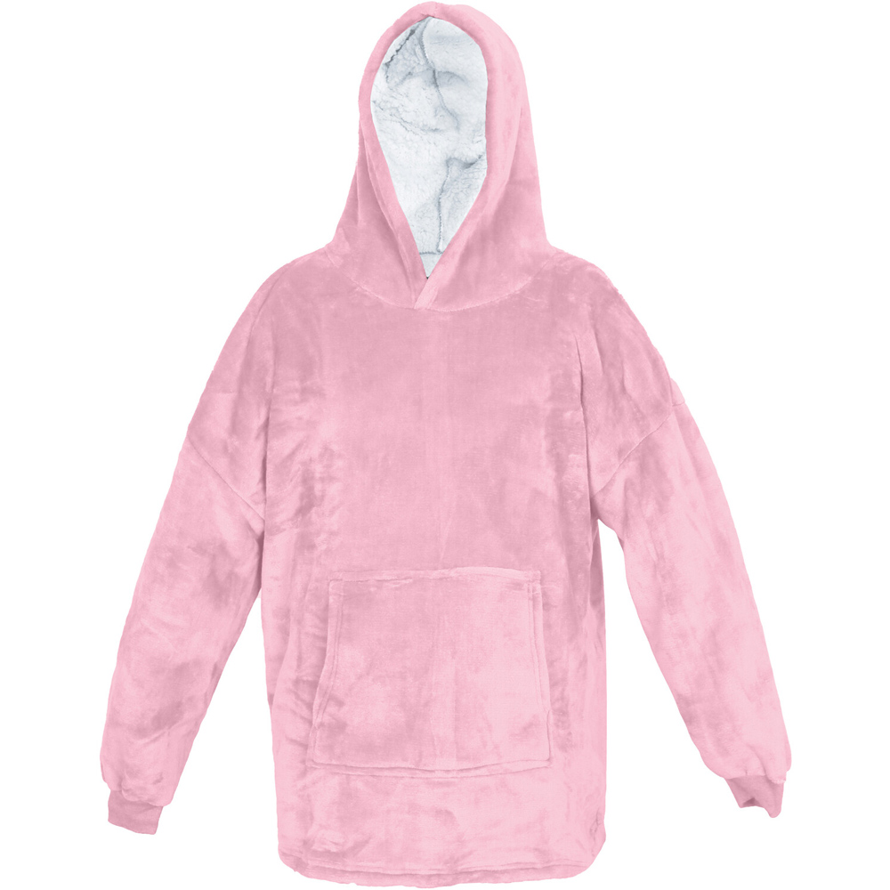 Sherpa Hoodie  - Blush or Cream Image 1