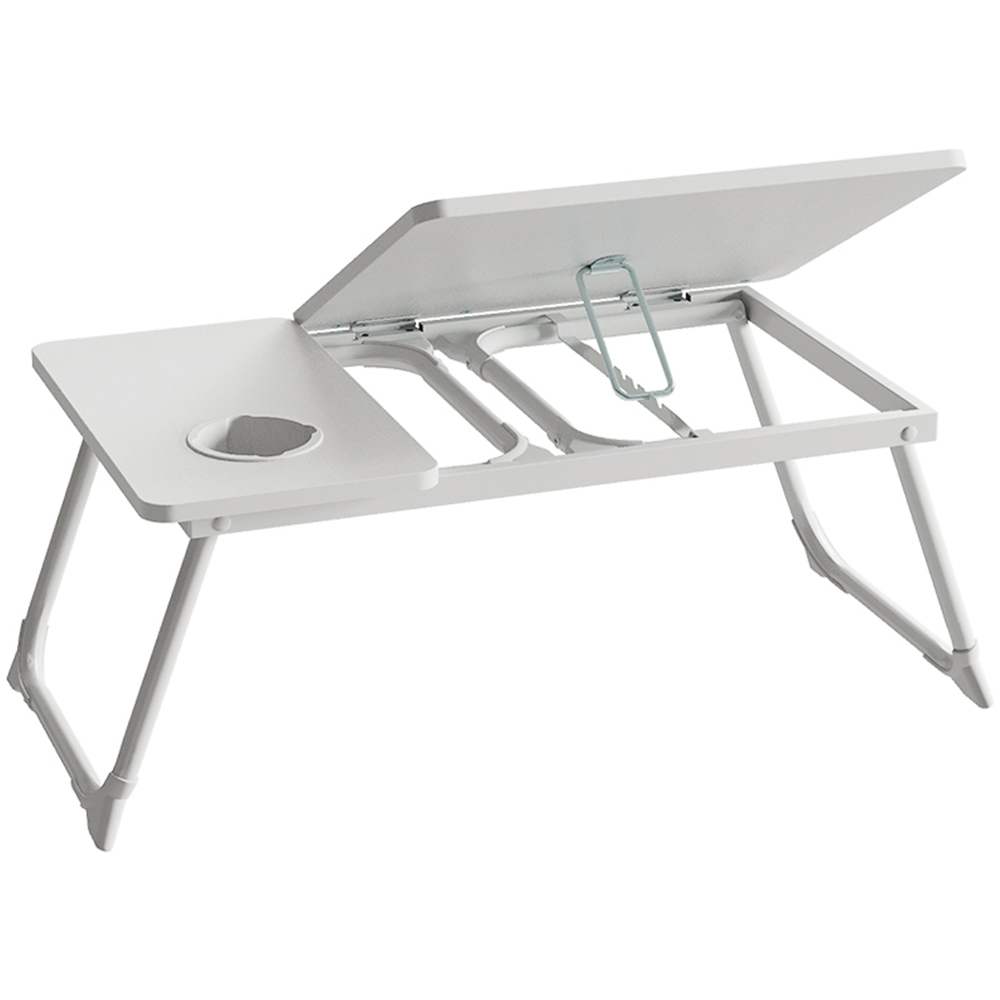 Living and Home Warm White Foldable Laptop Bed Table Image 7
