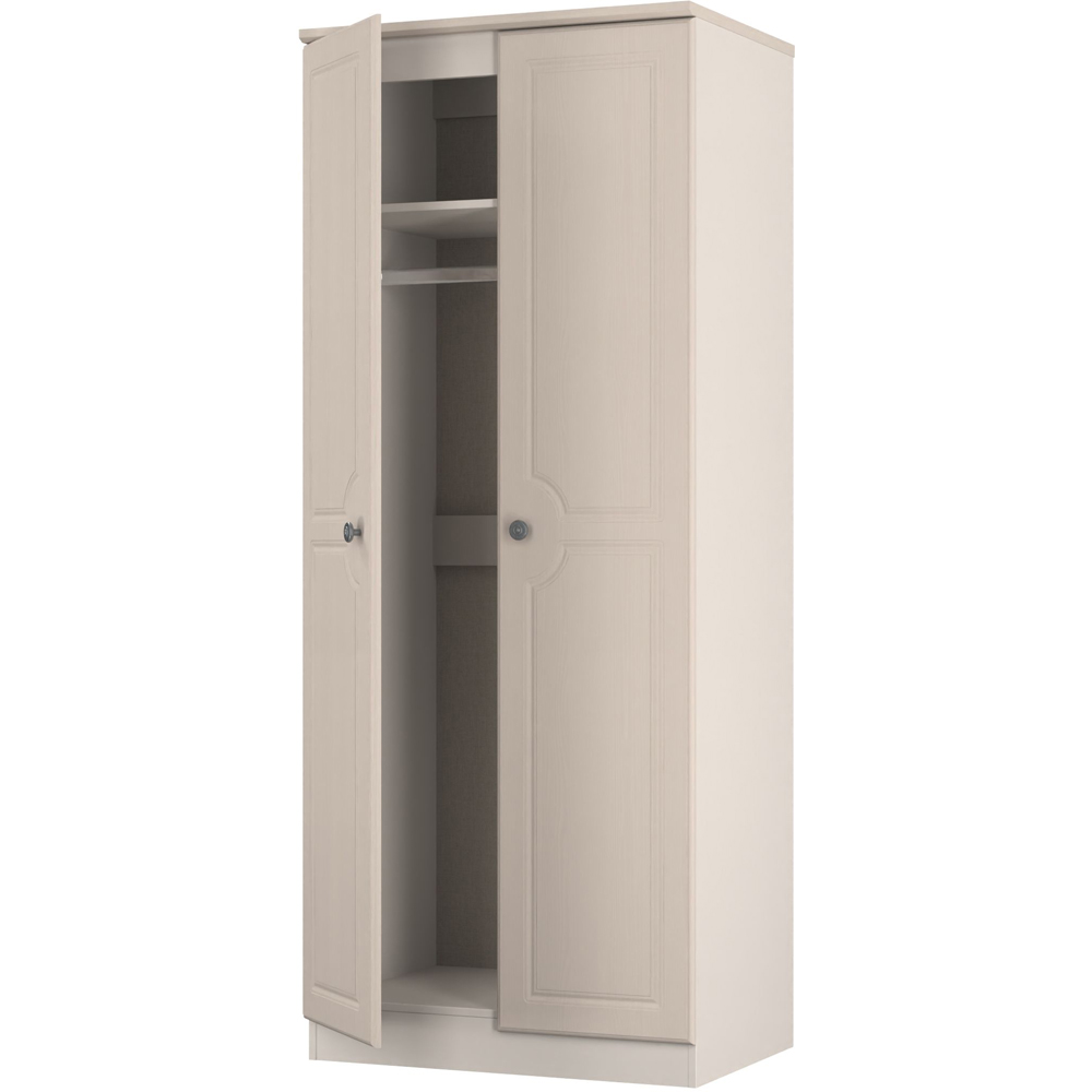 Crowndale Pembroke 2 Door Kashmir Ash Wardrobe Ready Assembled Image 6