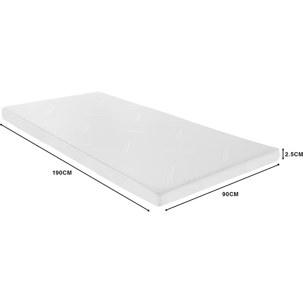 Starlight Beds Single Memory Foam Warmer Mattress Topper 1 inch Image 5