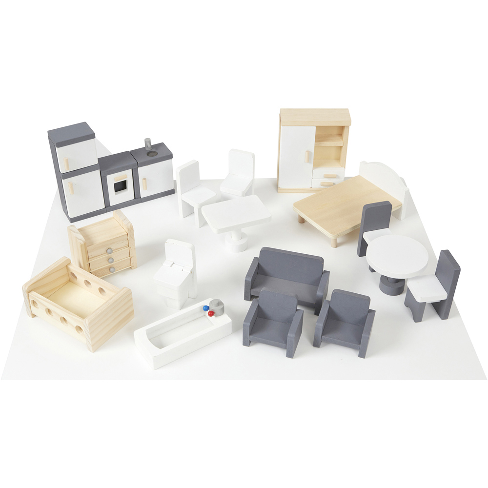 Liberty House Toys Kids Contemporary Dolls House with Accessories Image 5