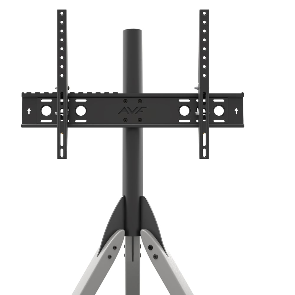 AVF Hoxton Sound Single Shelf Grey Freestanding Tripod TV Unit Image 5