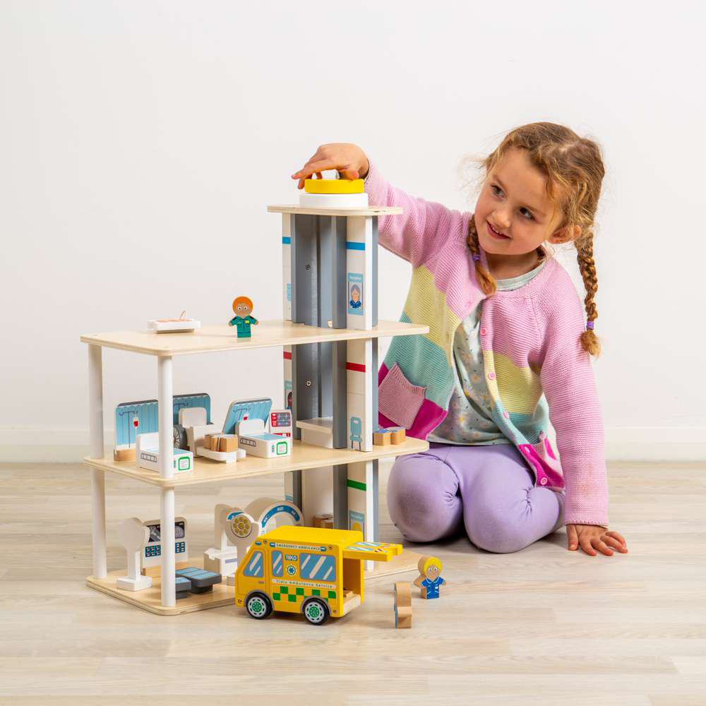 Tidlo Kids Playtime Hospital Playset 29 Piece Image 2