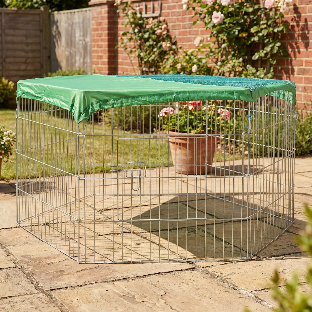 Small Animal Pen with Net 60cm Image 7