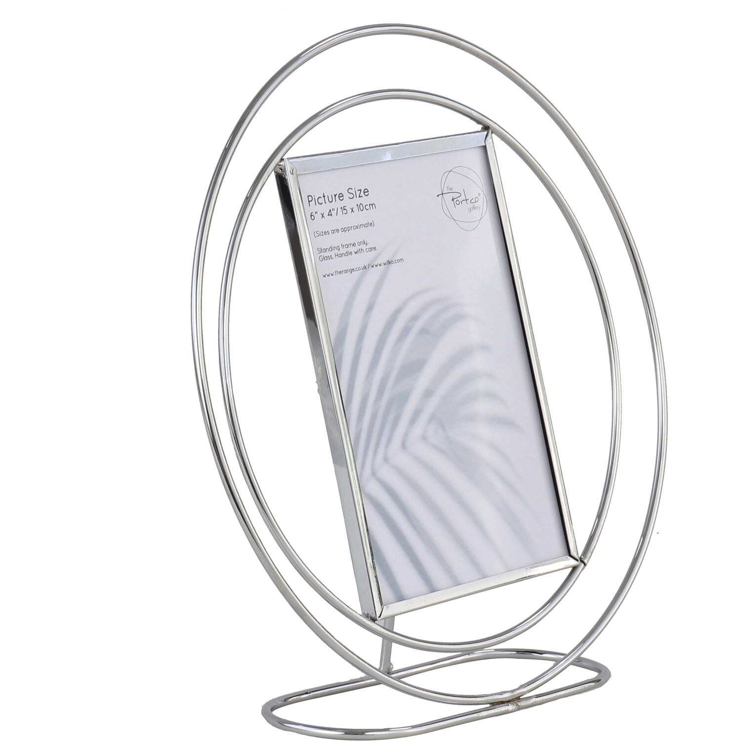 Orbital Free Standing Metal Photo Frame Image 3