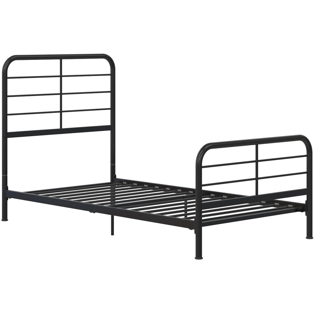 Dorel Millie Single Black Metal Bed Image 2