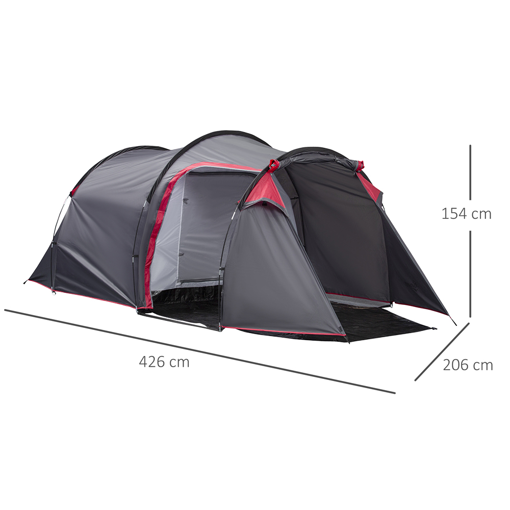 Outsunny 2-3 Man Tunnel Tents Image 7