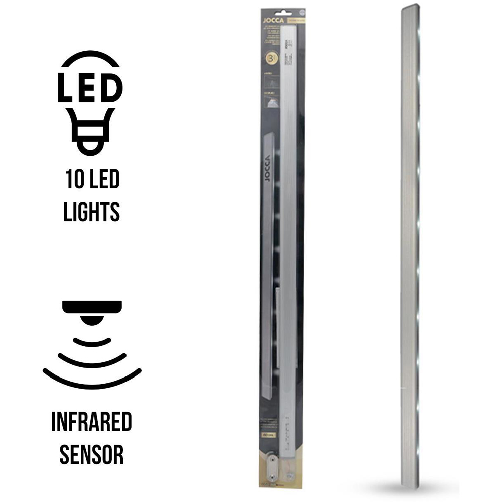 Jocca 10 LED Motion Sensor Wardrobe Light Bar 80cm Image 6