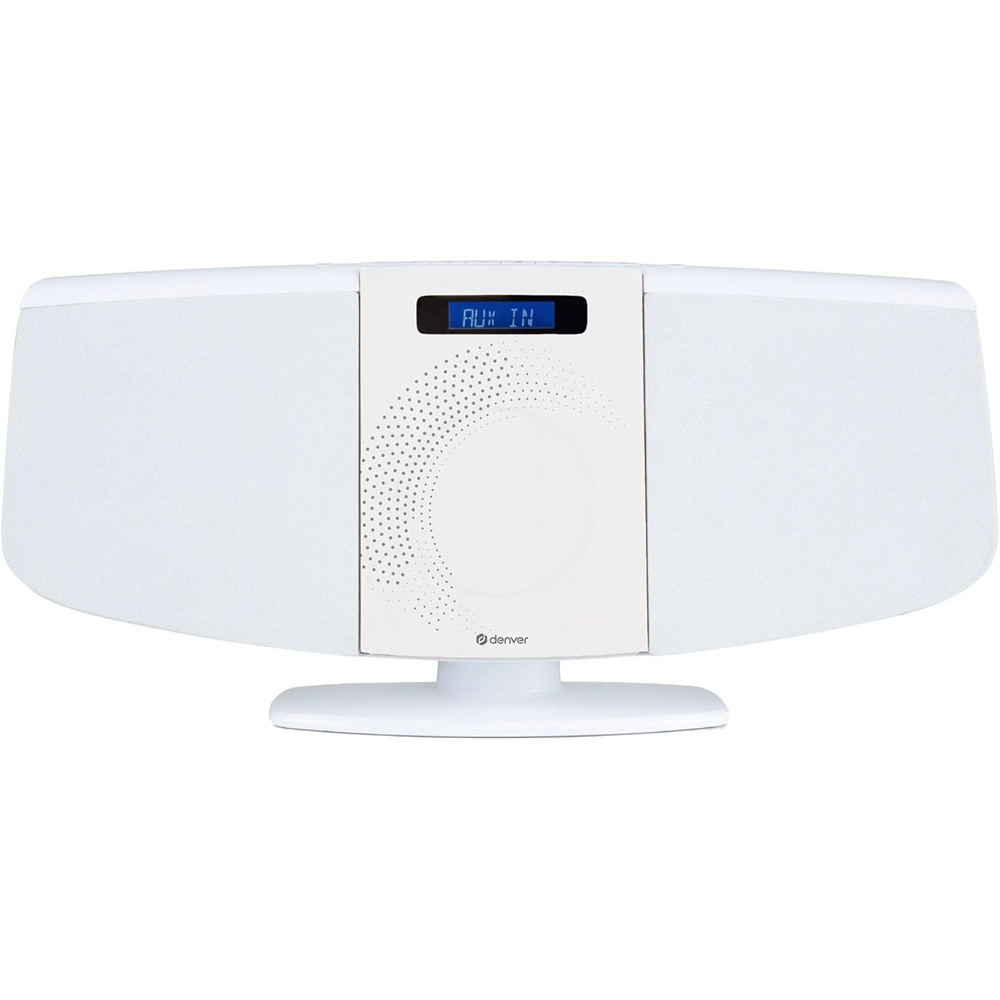 Denver MDA-320 Bluetooth DAB+ CD Player White Image 1