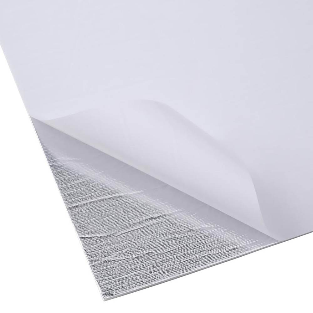 Living and Home Marble Patterned White Self Adhesive PVC Wall Sticker 10 Pack Image 3