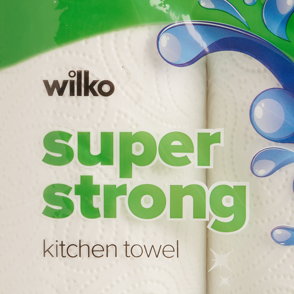Wilko Super Strong Kitchen Towel 2pk 3 ply Image 3