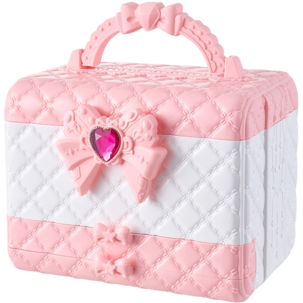 H&O Direct 36 Piece Kids Pink Washable Makeup Toy Set with Mirror Image 2