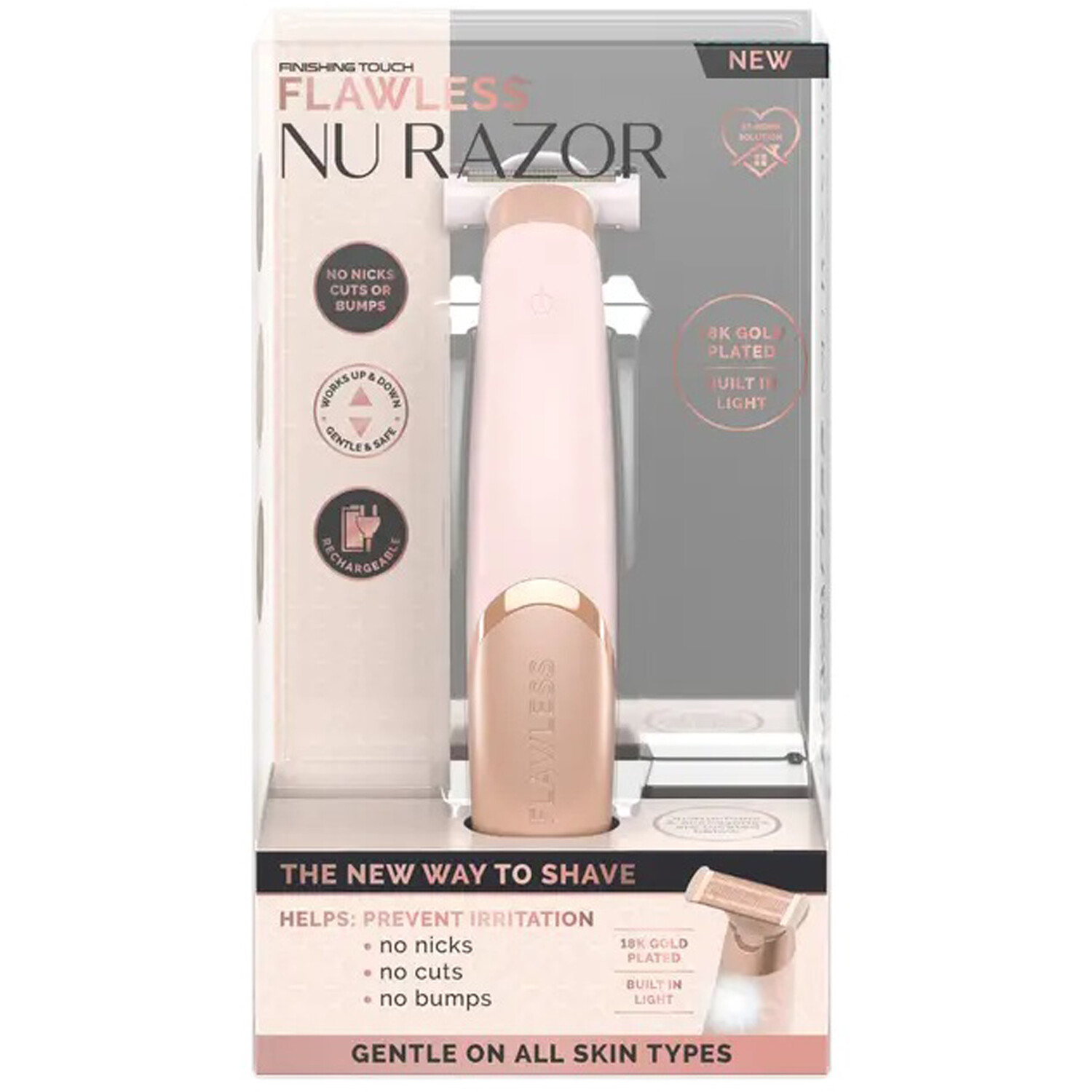 Flawless Nu Razor - Cream and Gold Image 4