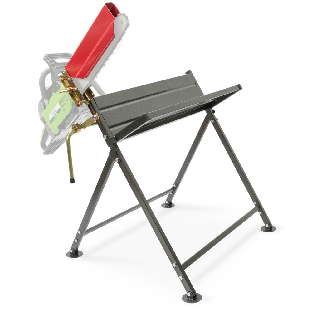 The Handy Foldable Saw Horse with Chainsaw Support Image 1