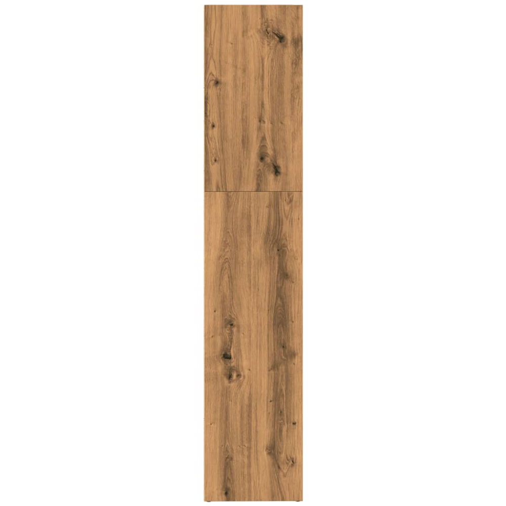 vidaXL 4 Shelf Artisian Oak Bookcase Image 5