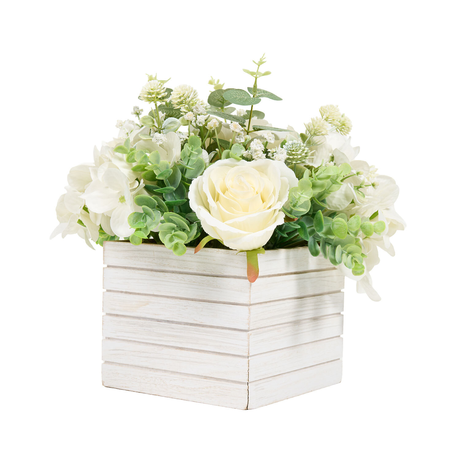 White Rose & Hydrangea Floral Box2 Image 2