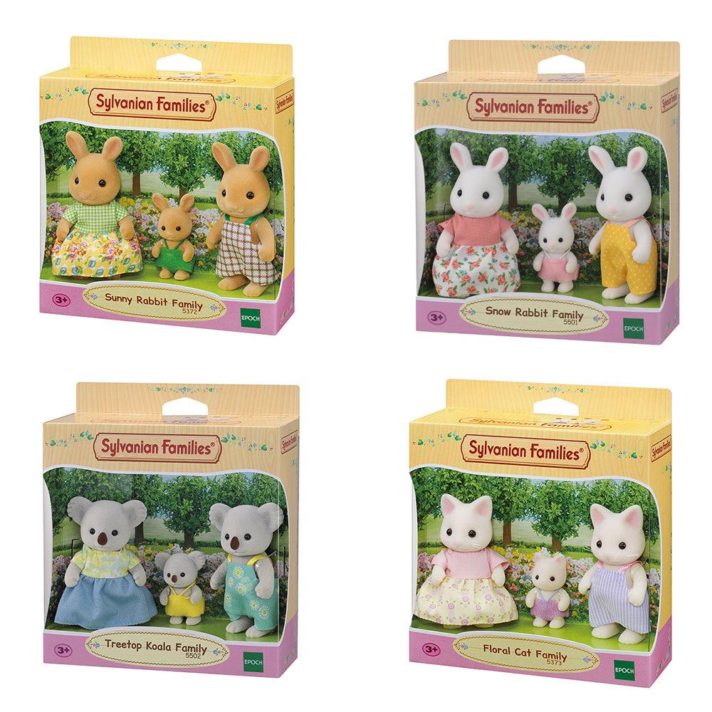 Single Sylvanian Families Character 3 Pack in Assorted styles | Wilko