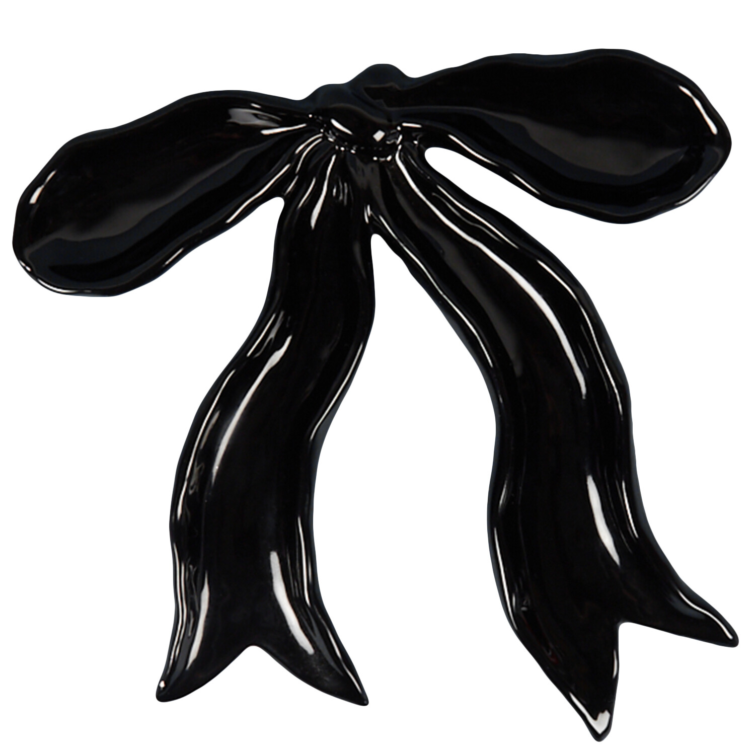 Bow Trinket Tray  - Black or White Image 2