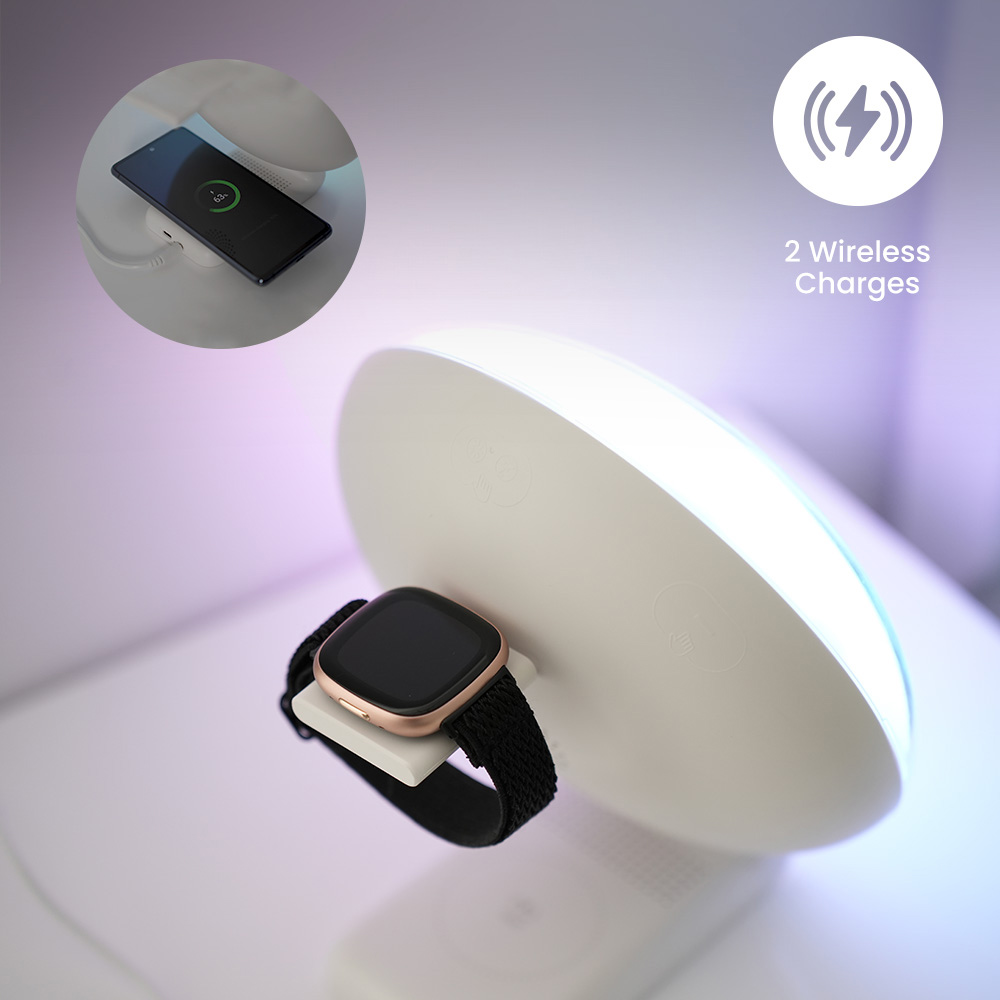 ValueLights Smart App-Control Sunrise Alarm Clock Table Lamp Image 6