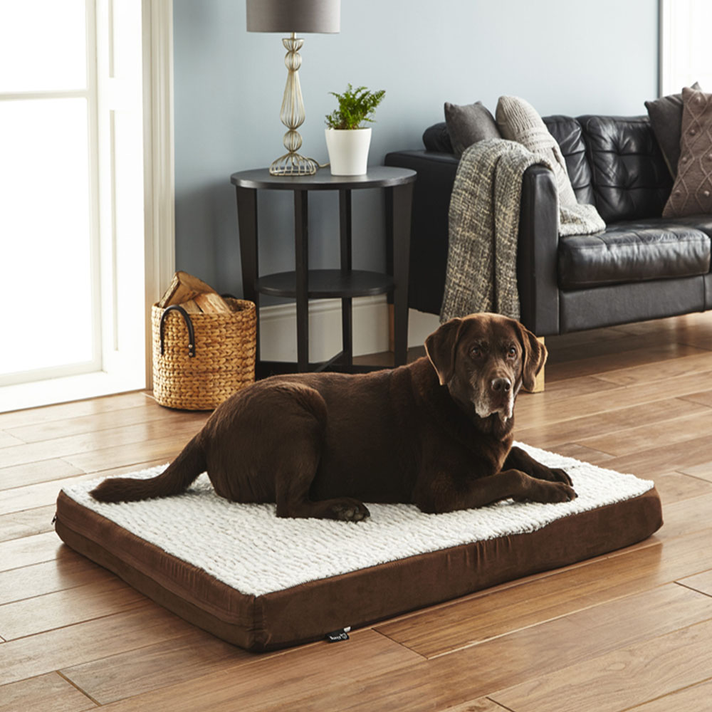 Bunty Large Brown Ultra Soft Pet Basket Bed Image 2