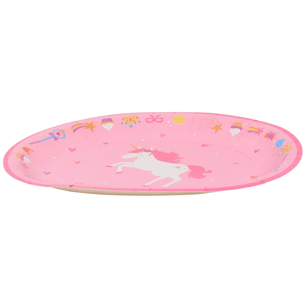 Pack of 4 Unicorn Paper Platters Image 5