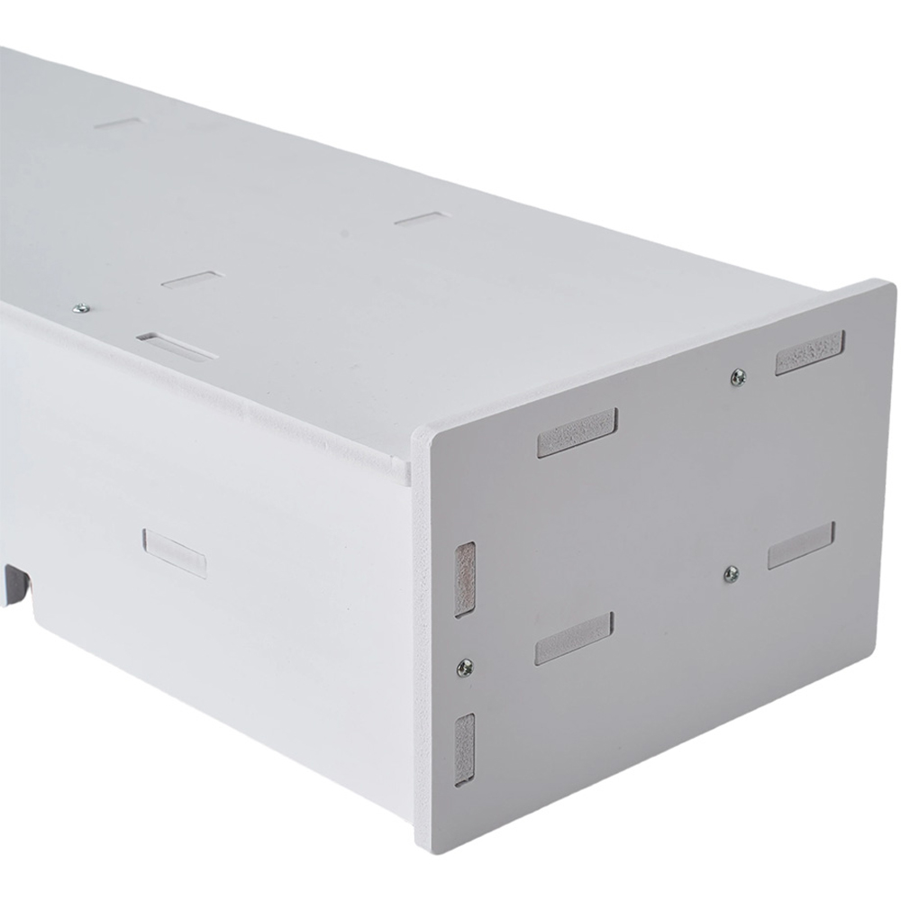 Living and Home 3 Drawer White Monitor Stand Riser Image 6