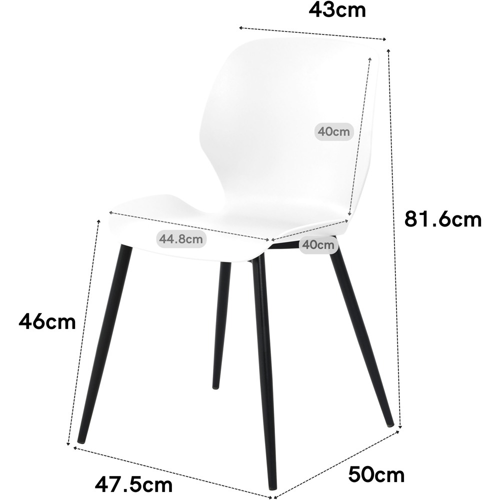 Core Products Aspen Carnaby 4 Seater Sintered Stone Plastic Round Dining Set White Image 7