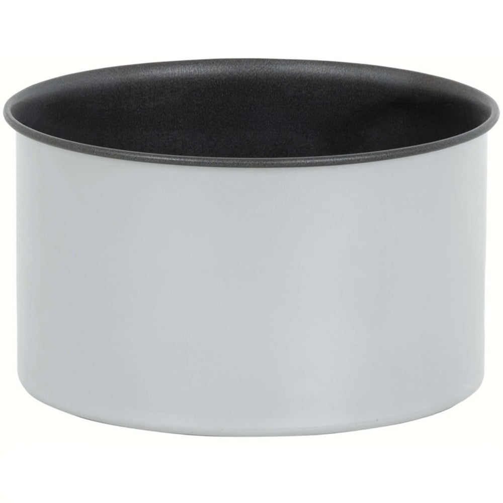 Wham PushPan 15cm Light Grey and Pewter Deep Tin Image 1
