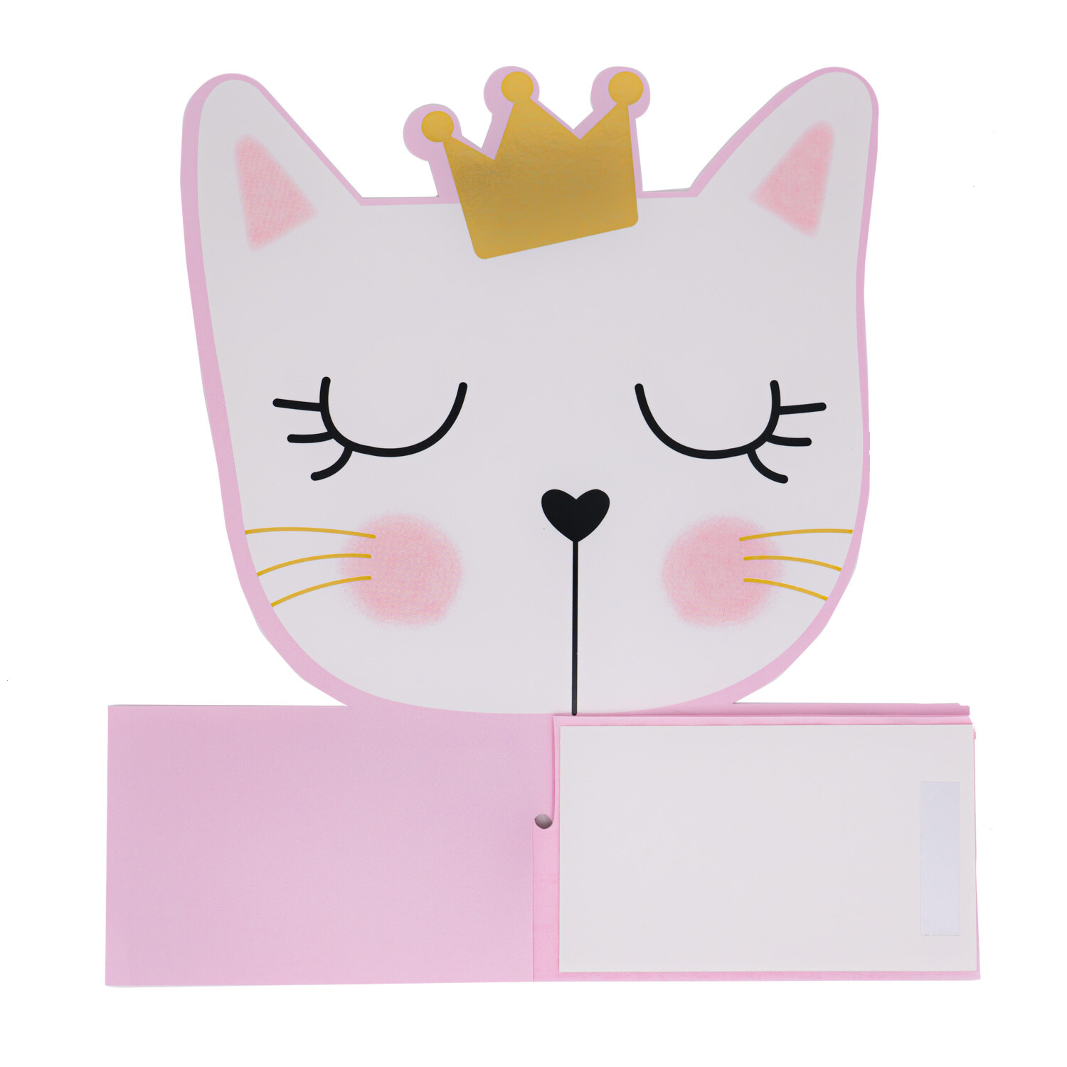 Kitten Party Honeycomb Centrepiece Party Decoration Pink Image 4