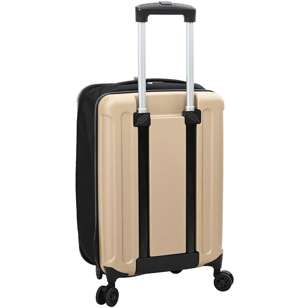 vidaXL 20 inch Beige Rectangular Travel Bag Image 5