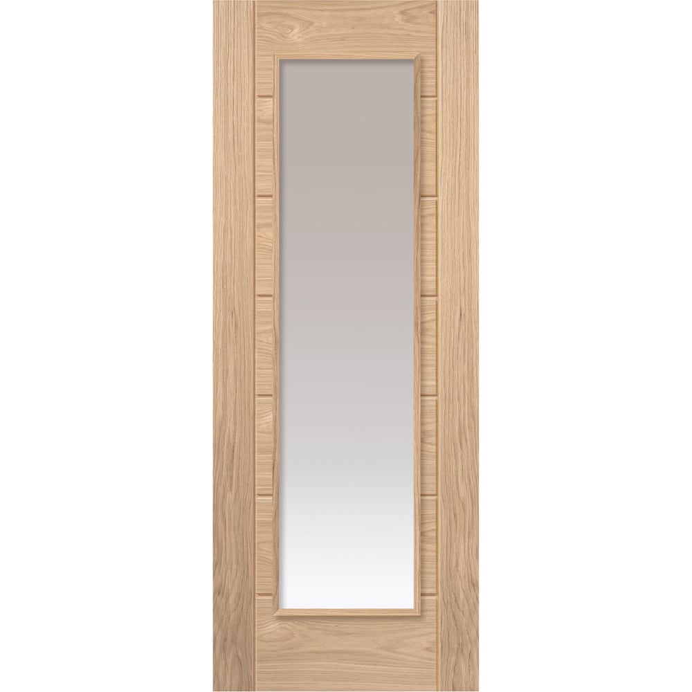 JB Kind Palomino Contemporary Oak Internal Door 1981 x 762mm Image 1