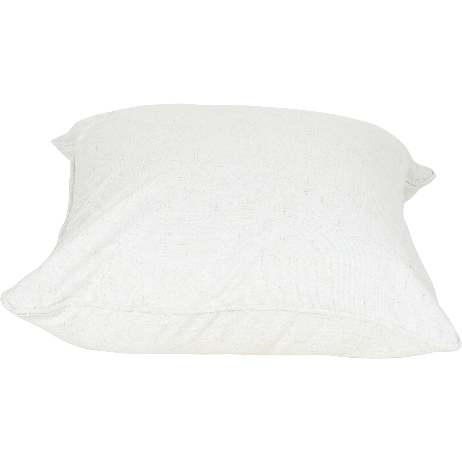 Verona Linen Look Cushion - White Image 2