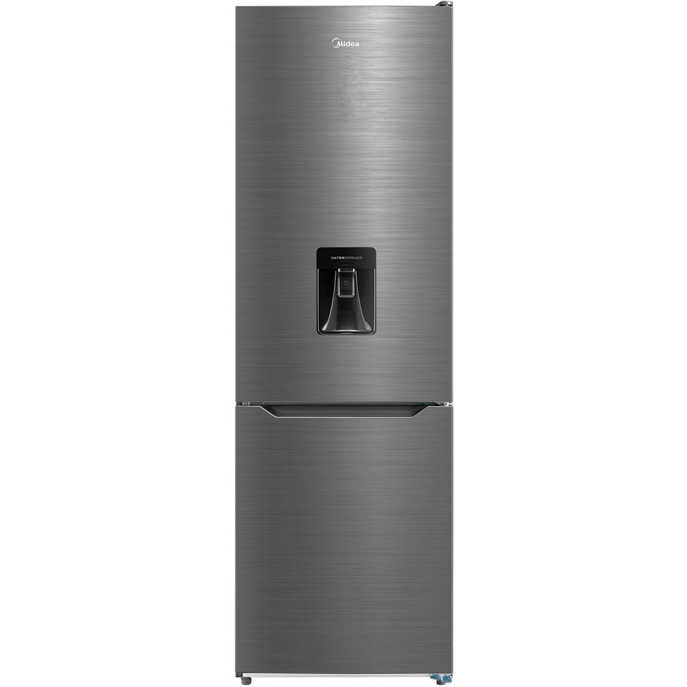 Midea MDRB424FGD46W Inox Total No Frost 308L Combi Fridge Freezer with Non-Plumbed Water Dispenser Image 2