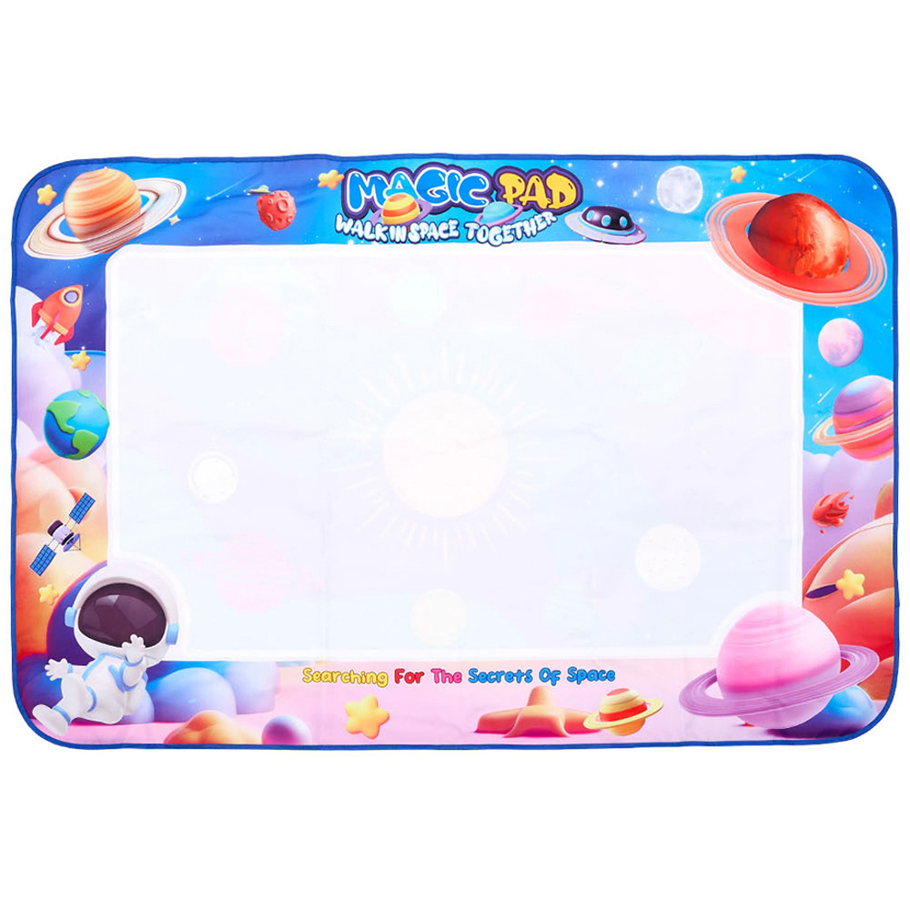 H&O Direct Kids Space Theme Water Doodle Painting Mat Image 3