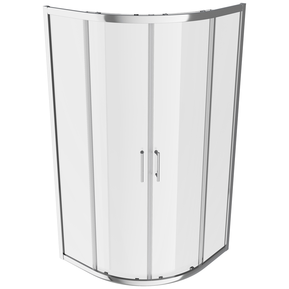 Bathstore Atlantis 2 Door Chrome Quadrant Shower Enclosure 800mm Image 3