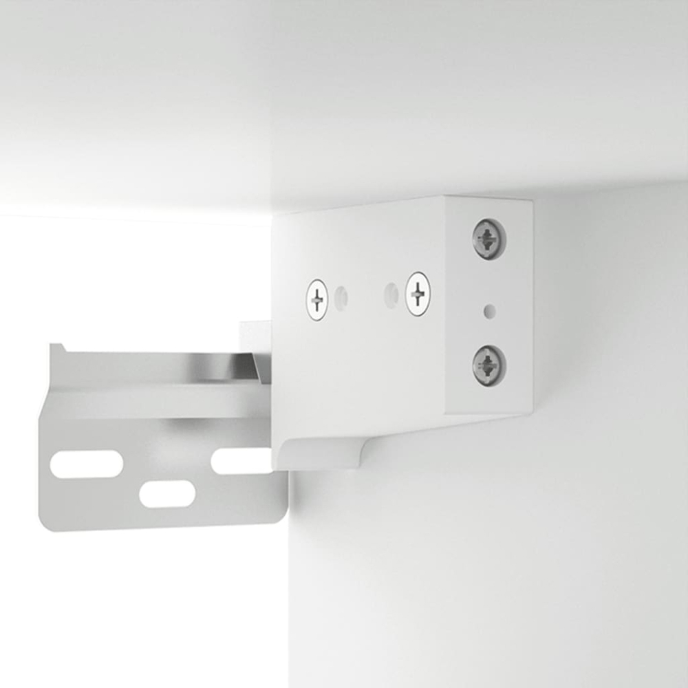 vidaXL Single Door White Wall Cabinet Image 6
