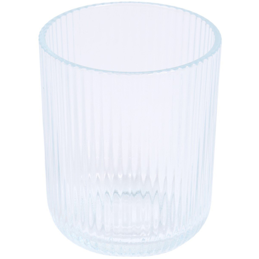 Ribbed TumblerClear Image 1