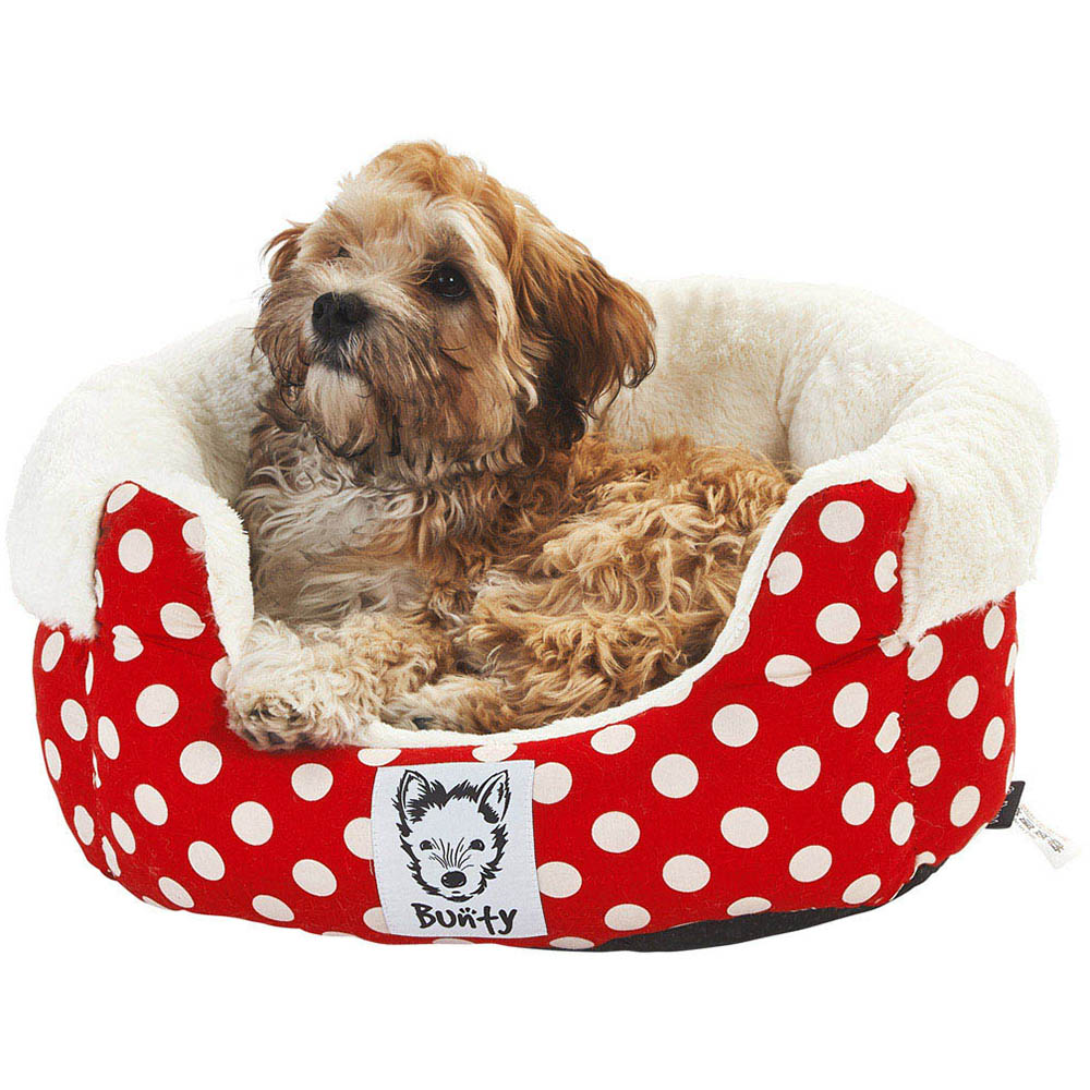 Bunty Deep Dream Small Red Pet Bed Image 3