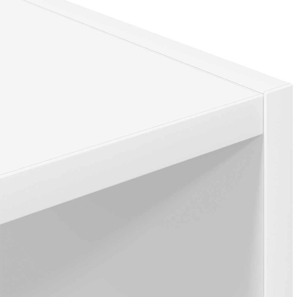 vidaXL 6 Open Shelf White Sideboard Image 7