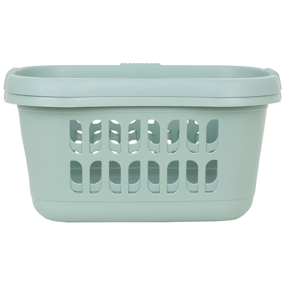 2 x Wham Casa Plastic Hipster Laundry Basket Sage Image 4