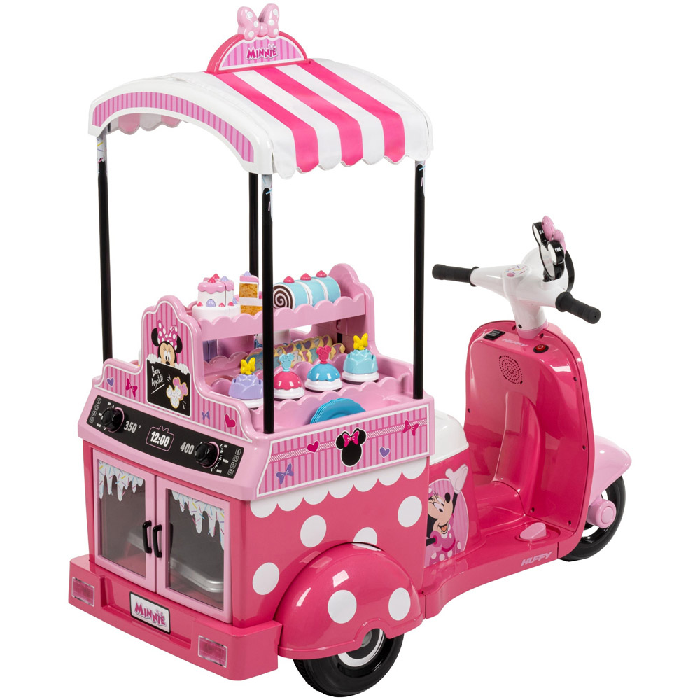 Huffy Pink Disney Minnie Bakery Cart Battery Operated Ride-On Image 3