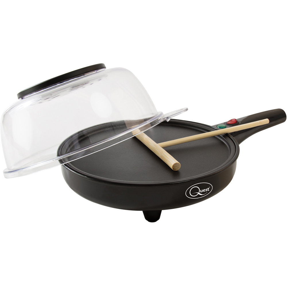Quest 2 in 1 Black Popcorn and Crepe Maker 800W Image 4