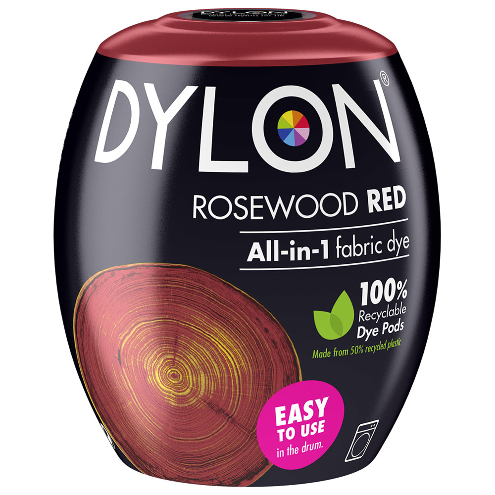 Dylon Rosewood Red Dye Pod 350g Image 1