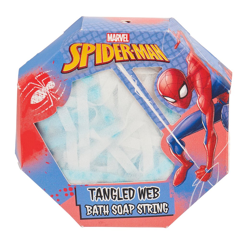 Spiderman Tangled Web Bath Soap String Image 1