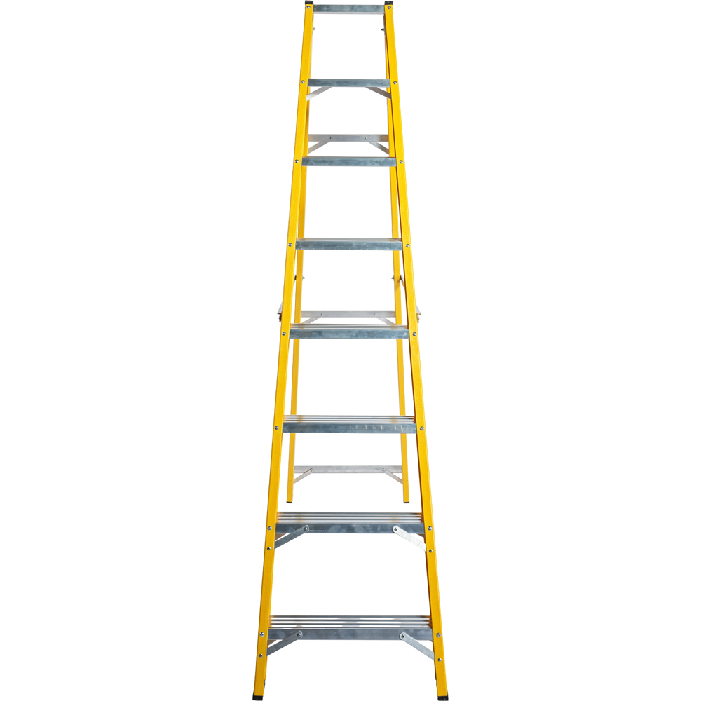 Lyte Ladders and Towers MagnaStep 8 Tread Glassfibre Swingback Step Ladder Image 2