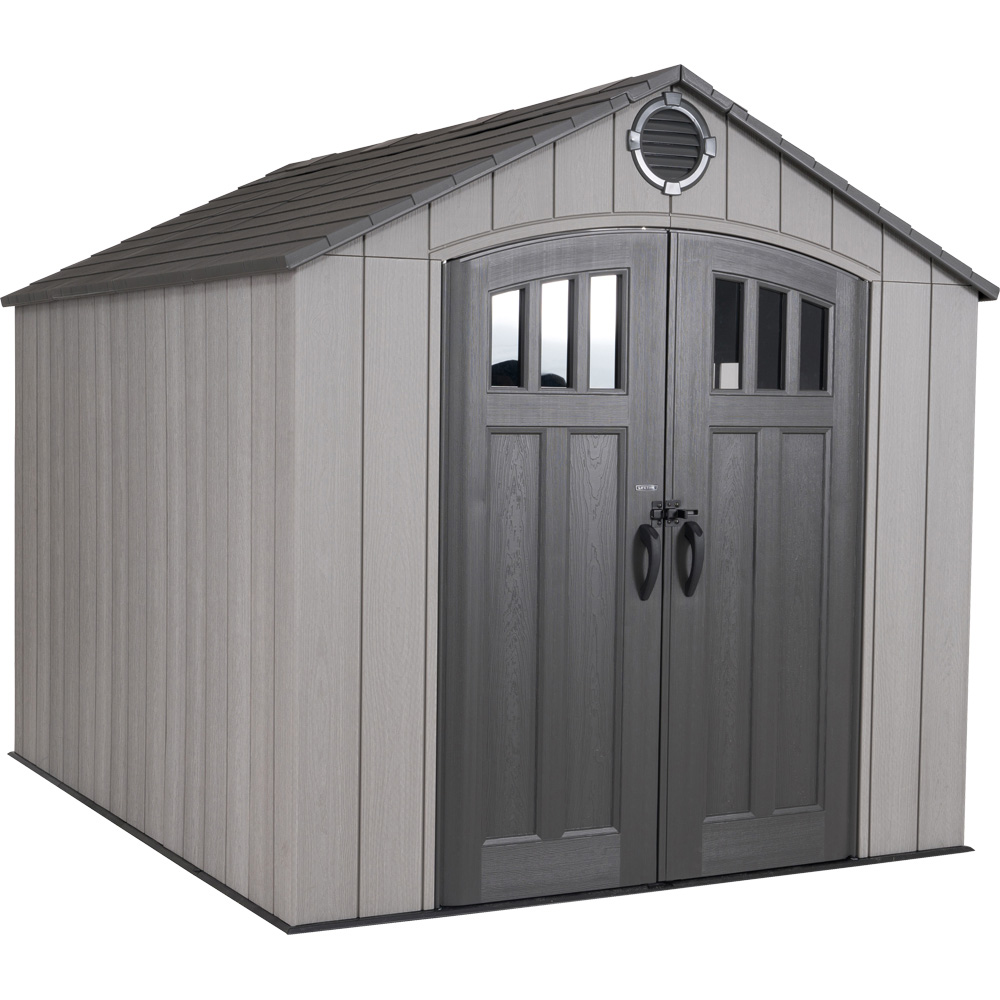 Lifetime Products 8 x 10ft Double Door Garden Storage Shed Image 1