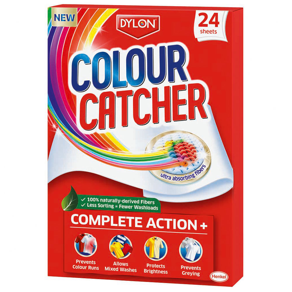 Dylon Colour Catcher Complete Action Laundry 24 Sheets Image 1