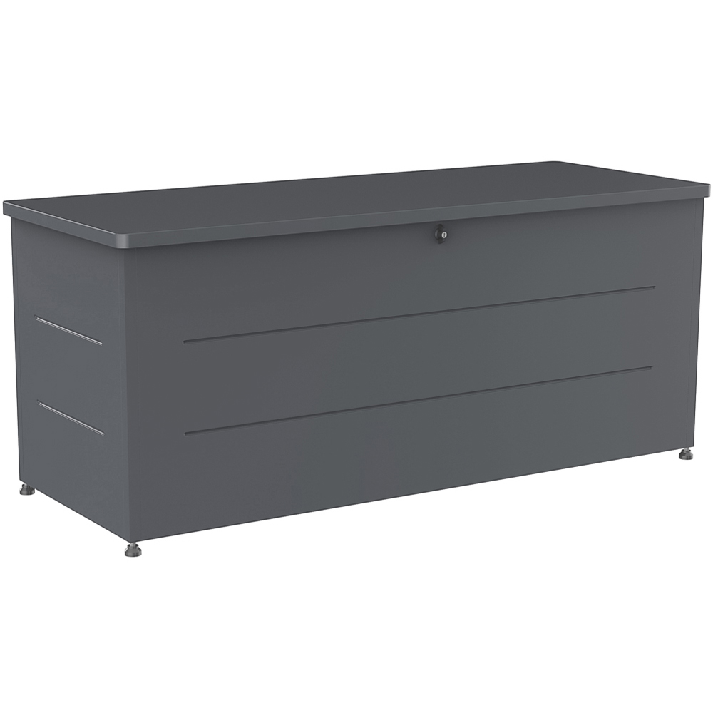 Trimetals 800L Grey Weatherproof Premium Garden Storage Box Image 1